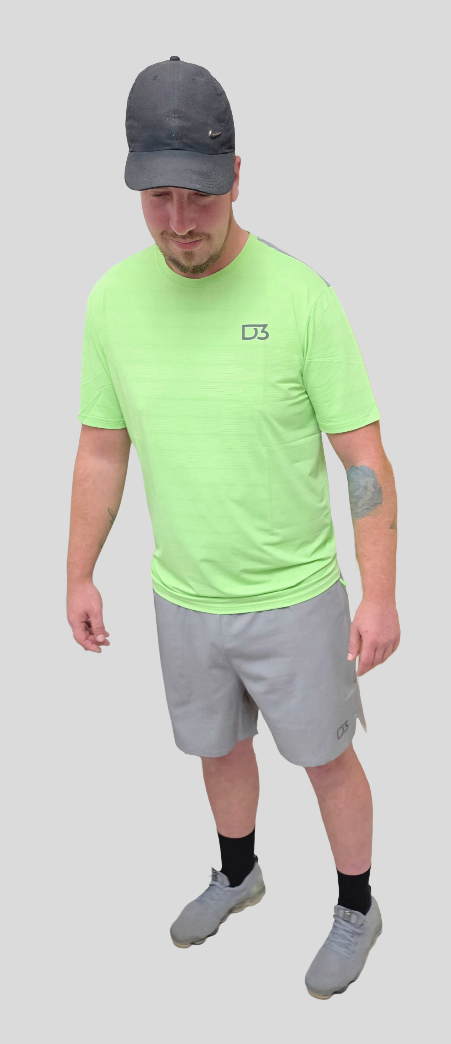 D3 Green motion T-shirt